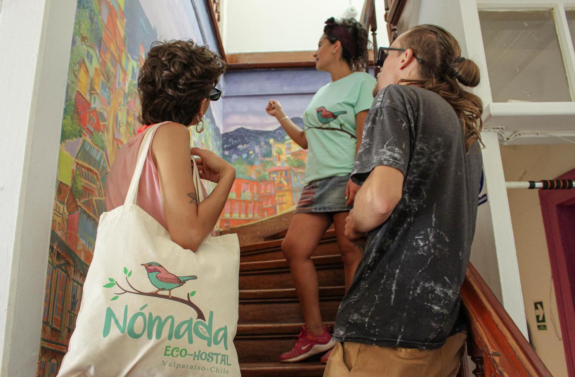 Nómada Eco-Hostel Valparaíso Exterior foto